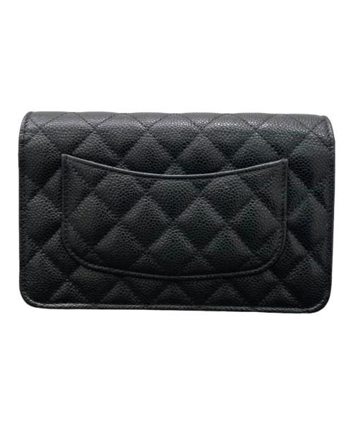 CHANEL（シャネル）CHANEL (シャネル) マトラッセチェーンウォレット ブラックの古着・服飾アイテム