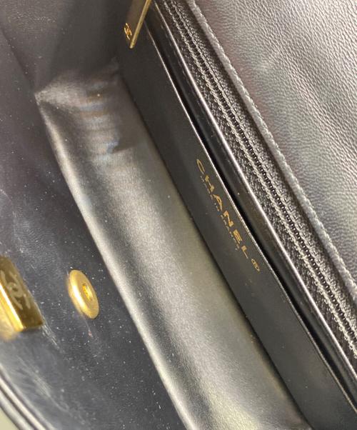 CHANEL（シャネル）CHANEL (シャネル) ハートチャームチェーンショルダーバッグ ブラックの古着・服飾アイテム