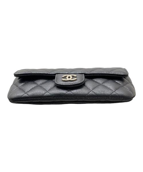 CHANEL（シャネル）CHANEL (シャネル) Matelasse Eyewear Case With Chain/マトラッセ アイウェアケース ショルダー ブラックの古着・服飾アイテム