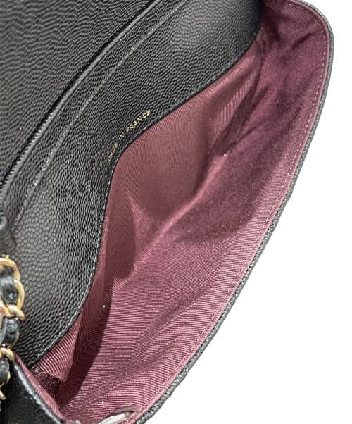 CHANEL（シャネル）CHANEL (シャネル) Matelasse Eyewear Case With Chain/マトラッセ アイウェアケース ショルダー ブラックの古着・服飾アイテム