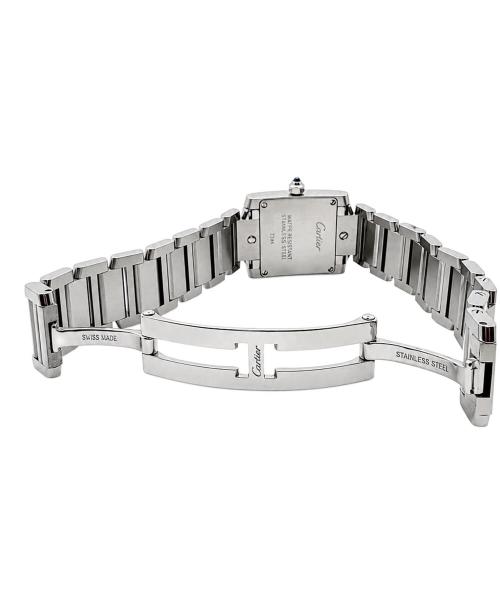 Cartier（カルティエ）Cartier (カルティエ) タンクフランセーズSM/Tank Francaise SM/Ref.W51008Q3 アイボリー文字盤 サイズ:20mmの古着・服飾アイテム