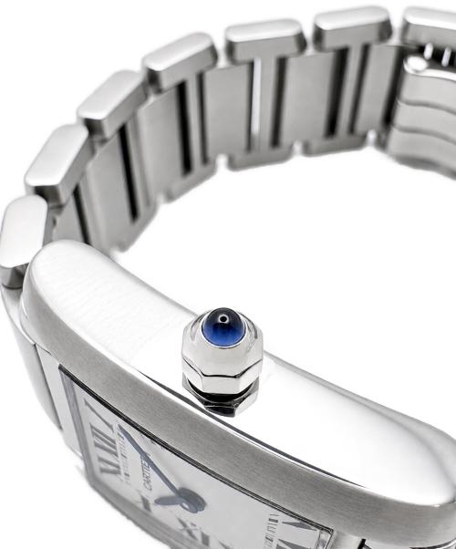 Cartier（カルティエ）Cartier (カルティエ) タンクフランセーズSM/Tank Francaise SM/Ref.W51008Q3 アイボリー文字盤 サイズ:20mmの古着・服飾アイテム