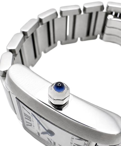 Cartier（カルティエ）Cartier (カルティエ) タンクフランセーズSM/Tank Francaise SM/Ref.W51008Q3 アイボリー文字盤 サイズ:20mmの古着・服飾アイテム