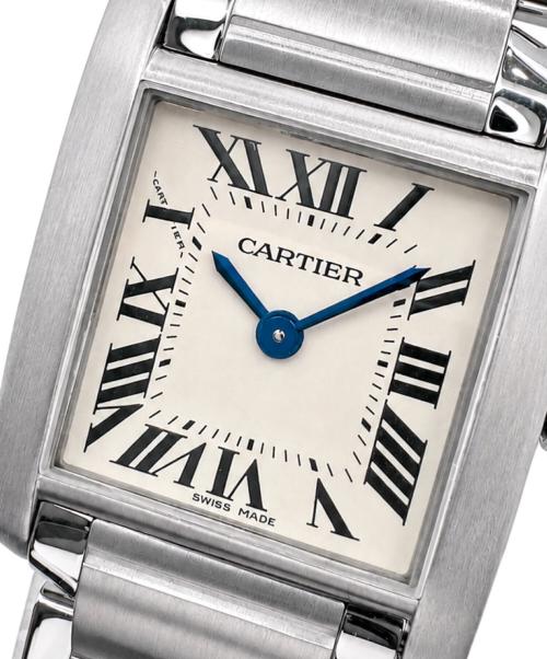 Cartier（カルティエ）Cartier (カルティエ) タンクフランセーズSM/Tank Francaise SM/Ref.W51008Q3 アイボリー文字盤 サイズ:20mmの古着・服飾アイテム