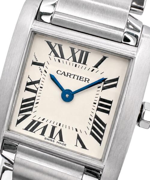Cartier（カルティエ）Cartier (カルティエ) タンクフランセーズSM/Tank Francaise SM/Ref.W51008Q3 アイボリー文字盤 サイズ:20mmの古着・服飾アイテム