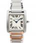 Cartier（カルティエ）の古着「タンクフランセーズSM/Tank Francaise SM/Ref.W51008Q3」｜アイボリー文字盤