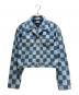 LOUIS VUITTON（ルイ ヴィトン）の古着「24SS Damier Denim Jacket ダミエ デニムジャケット/RW241WW」｜インディゴ
