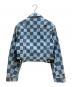 LOUIS VUITTON (ルイ ヴィトン) 24SS Damier Denim Jacket ダミエ デニムジャケット/RW241WW インディゴ サイズ:38：260000円