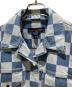 中古・古着 LOUIS VUITTON (ルイ ヴィトン) 24SS Damier Denim Jacket ダミエ デニムジャケット/RW241WW インディゴ サイズ:38：260000円