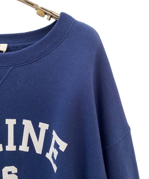 CELINE（セリーヌ）CELINE (セリーヌ) カレッジロゴスウェット ネイビー サイズ:Mの古着・服飾アイテム