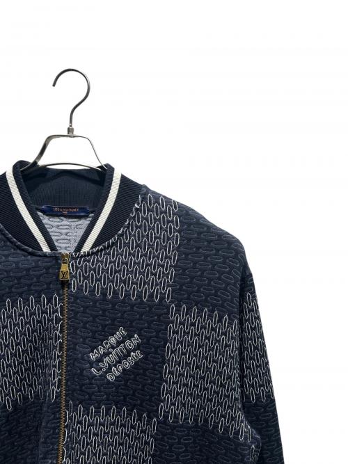 LOUIS VUITTON（ルイ ヴィトン）LOUIS VUITTON (ルイ ヴィトン) ダミエ ボンバージャケット/HRY87W ネイビー サイズ:XXLの古着・服飾アイテム