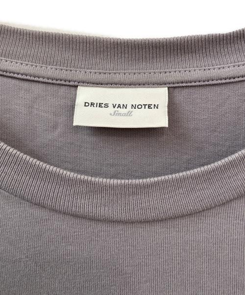 DRIES VAN NOTEN（ドリスヴァンノッテン）DRIES VAN NOTEN (ドリスヴァンノッテン) フラワーエンブロイダリーTシャツ グレー サイズ:Sの古着・服飾アイテム