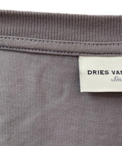 DRIES VAN NOTEN（ドリスヴァンノッテン）DRIES VAN NOTEN (ドリスヴァンノッテン) フラワーエンブロイダリーTシャツ グレー サイズ:Sの古着・服飾アイテム