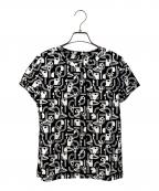HERMESエルメス）の古着「総柄Tシャツ/Brides de Gala en Desordre/式典用馬勒」｜ブラック
