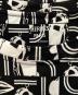 中古・古着 HERMES (エルメス) 総柄Tシャツ/Brides de Gala en Desordre/式典用馬勒 ブラック サイズ:34：50000円