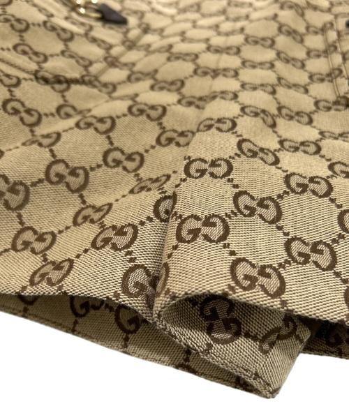GUCCI（グッチ）GUCCI (グッチ) GGスープリーム キャンバスサロペット 781457 Z8BRZ ベージュ サイズ:38の古着・服飾アイテム