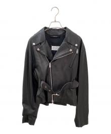 Maison Margiela（メゾンマルジェラ）の古着「ライダースジャケット」｜ブラック