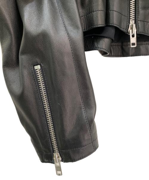 Maison Margiela（メゾンマルジェラ）Maison Margiela (メゾンマルジェラ) ライダースジャケット ブラック サイズ:36の古着・服飾アイテム