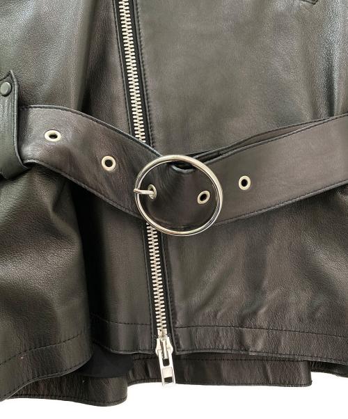 Maison Margiela（メゾンマルジェラ）Maison Margiela (メゾンマルジェラ) ライダースジャケット ブラック サイズ:36の古着・服飾アイテム