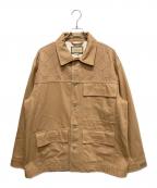 GUCCIグッチ）の古着「GGディテール オーガニックデニムジャケット」｜ベージュ
