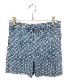 GUCCI（グッチ）の古着「GGロゴデニムスカート 791386 XDCZE」｜インディゴ