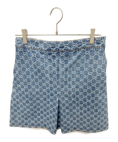 中古・古着通販】GUCCI (グッチ) GGロゴデニムスカート 791386 XDCZE