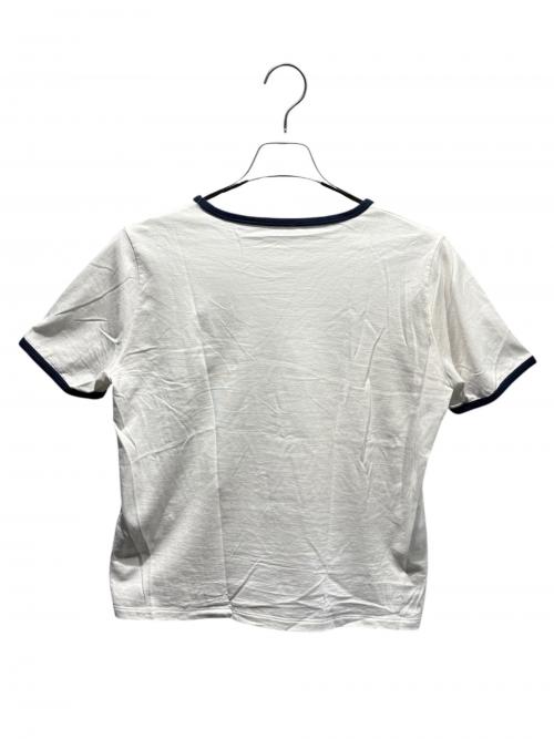 CELINE（セリーヌ）CELINE (セリーヌ) トリムTシャツ/2X872671Q ホワイト サイズ:Lの古着・服飾アイテム