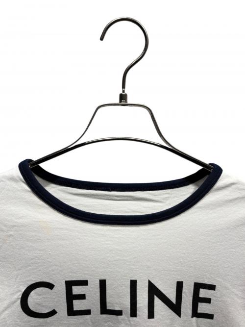 CELINE（セリーヌ）CELINE (セリーヌ) トリムTシャツ/2X872671Q ホワイト サイズ:Lの古着・服飾アイテム