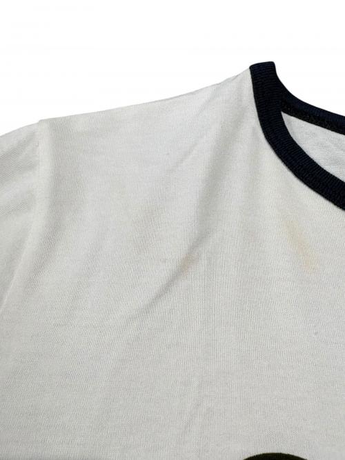 CELINE（セリーヌ）CELINE (セリーヌ) トリムTシャツ/2X872671Q ホワイト サイズ:Lの古着・服飾アイテム