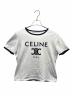CELINE（セリーヌ）の古着「トリムTシャツ/2X872671Q」｜ホワイト