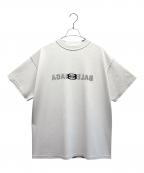 BALENCIAGAバレンシアガ）の古着「リバースロゴTシャツ/XJ687356」｜グレー