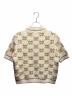 GUCCI (グッチ) GGロゴショートスリーブニット/770059 XKCNA ベージュ サイズ:L：100000円
