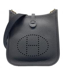 HERMES（エルメス）の古着「エブリン TPM/ゴールド金具/トリヨンクレマンス/ブラック/K刻印」｜ブラック