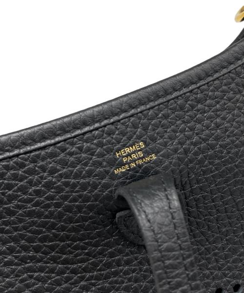 HERMES（エルメス）HERMES (エルメス) エブリン TPM/ゴールド金具/トリヨンクレマンス/ブラック/K刻印 ブラック サイズ:TPMの古着・服飾アイテム