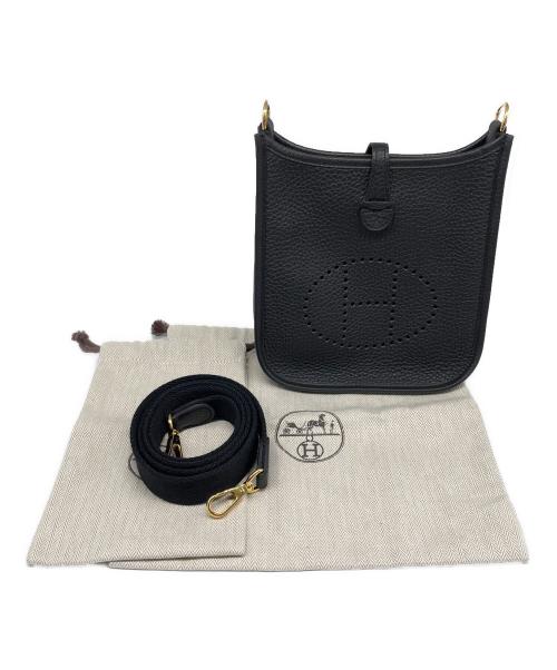 HERMES（エルメス）HERMES (エルメス) エブリン TPM/ゴールド金具/トリヨンクレマンス/ブラック/K刻印 ブラック サイズ:TPMの古着・服飾アイテム