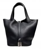 HERMESエルメス）の古着「ピコタンロックPM/シルバー金具/トリヨンクレマンス/ブラック」｜ブラック