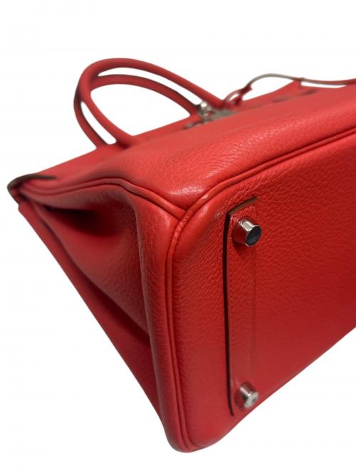 HERMES（エルメス）HERMES (エルメス) Birkin 30 バーキン 30/トリヨンクレマンス/ローズジャイプール/▢P刻印：2012年製造/シルバー刻印 ローズジャイプール×シルバー金具 サイズ:30の古着・服飾アイテム