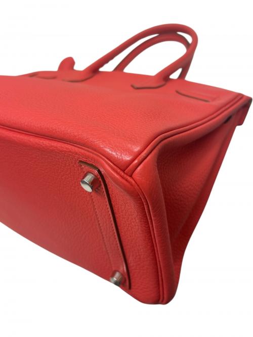 HERMES（エルメス）HERMES (エルメス) Birkin 30 バーキン 30/トリヨンクレマンス/ローズジャイプール/▢P刻印：2012年製造/シルバー刻印 ローズジャイプール×シルバー金具 サイズ:30の古着・服飾アイテム