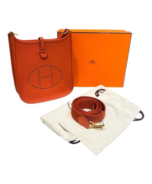 HERMES（エルメス）HERMES (エルメス) エブリン TPM/ゴールド金具/トリヨンクレマンス/ブラウン系/Y刻印/2020年 ブラウン系×ゴールド金具 サイズ:TPMの古着・服飾アイテム