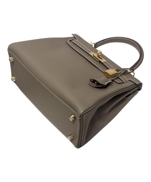 HERMES（エルメス）HERMES (エルメス) Kelly25 ケリー25 内縫い/ゴールド金具/ヴォースイフト/エトゥープ/W刻印:2024年製 エトゥープ サイズ:25の古着・服飾アイテム