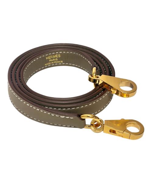 HERMES（エルメス）HERMES (エルメス) Kelly25 ケリー25 内縫い/ゴールド金具/ヴォースイフト/エトゥープ/W刻印:2024年製 エトゥープ サイズ:25の古着・服飾アイテム