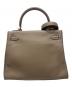 HERMES (エルメス) Kelly25 ケリー25 内縫い/ゴールド金具/ヴォースイフト/エトゥープ/W刻印:2024年製 エトゥープ サイズ:25：3200000円