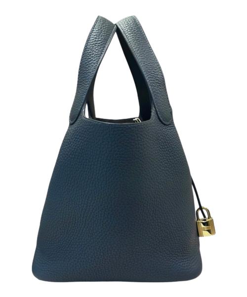 HERMES（エルメス）HERMES (エルメス) ピコタンロックPM/トリヨンクレマンス/グリミスティ/W刻印:2024年/シャンパンゴールド金具（パーマブラス） グリミスティ サイズ:PMの古着・服飾アイテム