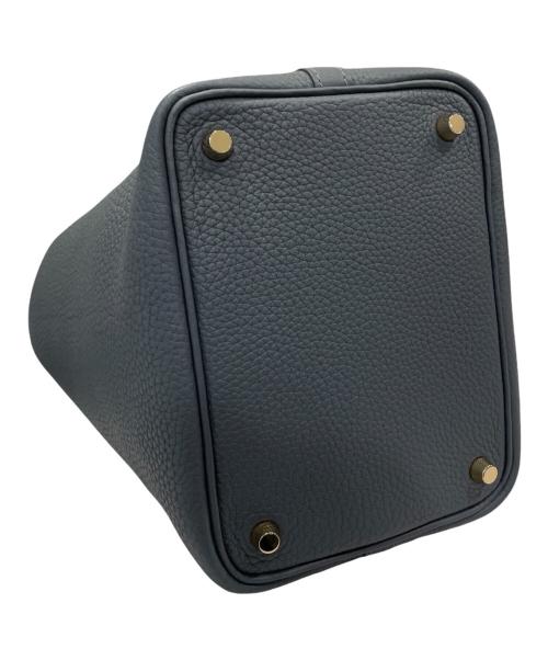 HERMES（エルメス）HERMES (エルメス) ピコタンロックPM/トリヨンクレマンス/グリミスティ/W刻印:2024年/シャンパンゴールド金具（パーマブラス） グリミスティ サイズ:PMの古着・服飾アイテム