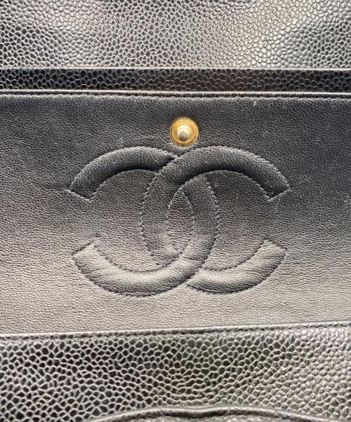 CHANEL（シャネル）CHANEL (シャネル) Wフラップチェーンショルダーバッグ ブラックの古着・服飾アイテム
