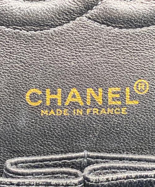 CHANEL（シャネル）CHANEL (シャネル) Wフラップチェーンショルダーバッグ ブラックの古着・服飾アイテム