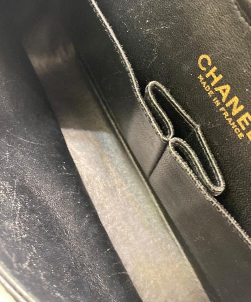 CHANEL（シャネル）CHANEL (シャネル) Wフラップチェーンショルダーバッグ ブラックの古着・服飾アイテム