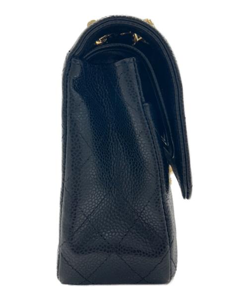 CHANEL（シャネル）CHANEL (シャネル) マトラッセ25/Wフラップチェーンショルダーバッグ/Classic Matelassé Chain Shoulder Bag ブラック/G金具 サイズ:25の古着・服飾アイテム