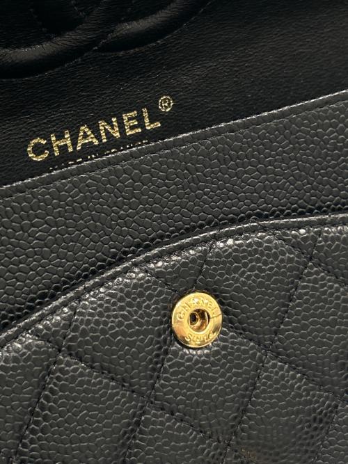 CHANEL（シャネル）CHANEL (シャネル) マトラッセ25/Wフラップチェーンショルダーバッグ/Classic Matelassé Chain Shoulder Bag ブラック/G金具 サイズ:25の古着・服飾アイテム