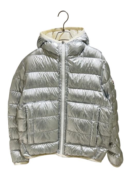MONCLER（モンクレール）MONCLER (モンクレール) FREVILLE/ダウンジャケット シルバー×ホワイト サイズ:2の古着・服飾アイテム